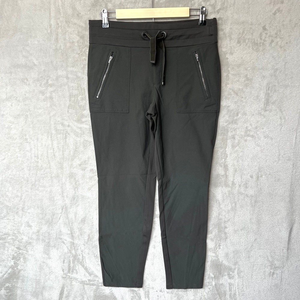 Athleta Pants Women's Size 8P Headlands Hybrid Pant Gray Drawstring Waist